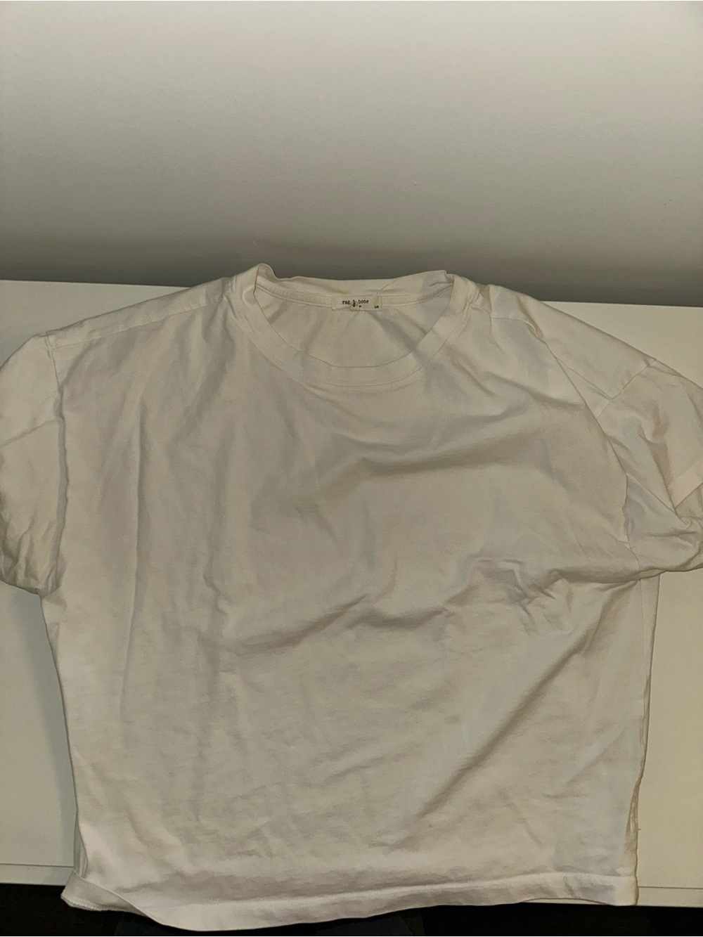 Rag & Bone Classic White Crewneck T-Shirt